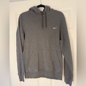 Nike Men's Vintage Y2K Gray Hoodie Sweatshirt size small